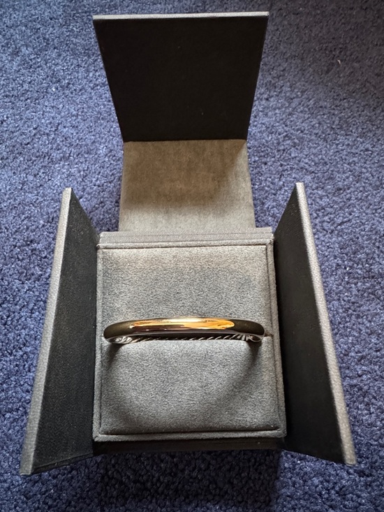 David Yurman Jewelry - David Yurman Two-Tone Cable Bracelet with Gold Accent